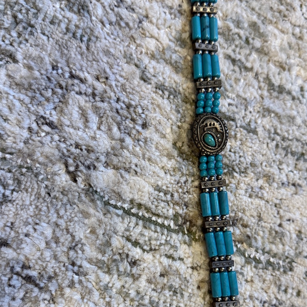 Turquoise Beaded Women's chocker Unbranded